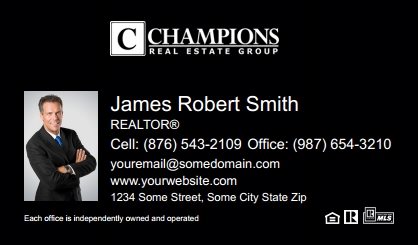 Champions-Real-Estate-Business-Card-Compact-With-Small-Photo-TH16B-P1-L3-D3-Black
