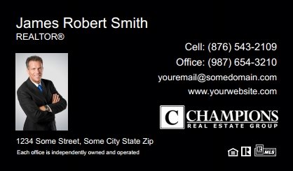 Champions-Real-Estate-Business-Card-Compact-With-Small-Photo-TH21B-P1-L3-D3-Black