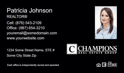 Champions-Real-Estate-Business-Card-Compact-With-Small-Photo-TH23B-P2-L3-D3-Black