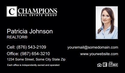 Champions-Real-Estate-Business-Card-Compact-With-Small-Photo-TH26B-P2-L3-D3-Black