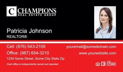 Champions-Real-Estate-Business-Card-Compact-With-Small-Photo-TH26C-P2-L3-D3-Black-Red-White