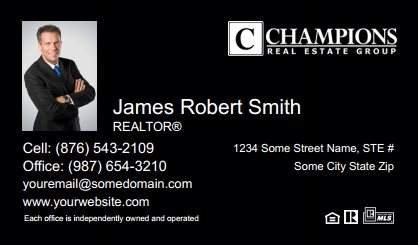 Champions-Real-Estate-Business-Card-Compact-With-Small-Photo-TH27B-P1-L3-D3-Black