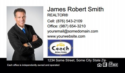 Coach Real Estate Business Card Magnets CREA-BCM-005