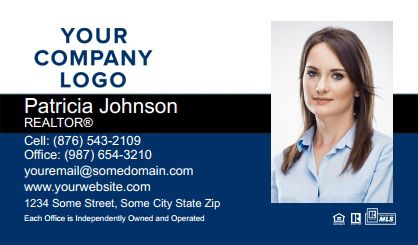 Coldwell-Banker-Business-Card-Branded-With-Full-Photo-TH02-BLU-P2-L1-D3-Blue-White-Others