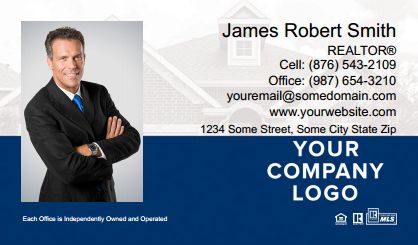 Coldwell-Banker-Business-Card-Branded-With-Full-Photo-TH05-BLU-P1-L3-D3-Blue-White-Others
