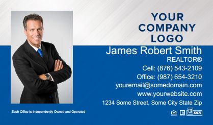 Coldwell-Banker-Business-Card-Branded-With-Full-Photo-TH11-BLU-P1-L1-D3-Blue-White-Others