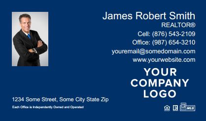 Coldwell-Banker-Business-Card-Branded-With-Small-Photo-TH02-BLU-P1-L3-D3-Blue