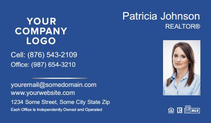 Coldwell-Banker-Business-Card-Branded-With-Small-Photo-TH03-BLU-P2-L3-D3-Blue