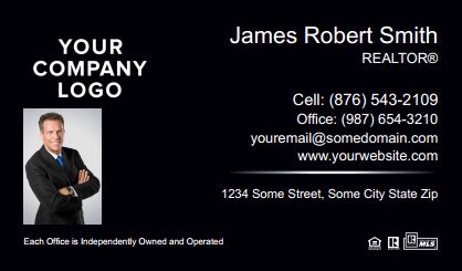 Coldwell-Banker-Business-Card-Branded-With-Small-Photo-TH05-FUB-P1-L3-D3-Black-Others
