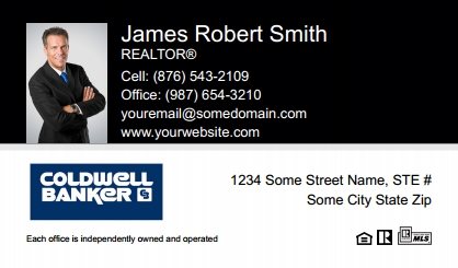 Coldwell-Banker-Canada-Business-Card-Compact-With-Small-Photo-T2-TH17BW-P1-L1-D1-Black-White-Others
