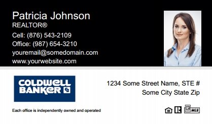Coldwell-Banker-Canada-Business-Card-Compact-With-Small-Photo-T2-TH18BW-P2-L1-D1-Black-White-Others