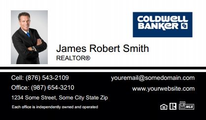 Coldwell-Banker-Canada-Business-Card-Compact-With-Small-Photo-T2-TH23BW-P1-L1-D3-Black-White
