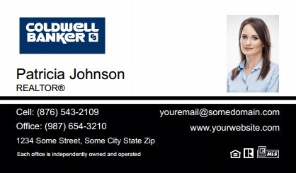 Coldwell-Banker-Canada-Business-Card-Compact-With-Small-Photo-T2-TH24BW-P2-L1-D3-Black-White