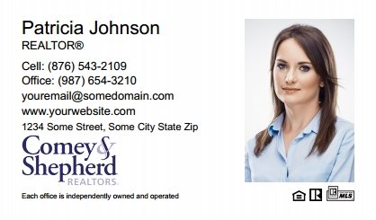 Comey and Shepherd Realtors Business Cards CSR-BC-004