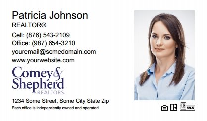 Comey-Shepherd-Realtors-Business-Card-Compact-With-Full-Photo-T2-TH05W-P2-L1-D1-White