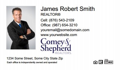 Comey-Shepherd-Realtors-Business-Card-Compact-With-Medium-Photo-T2-TH08W-P1-L1-D1-White
