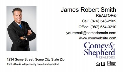 Comey-Shepherd-Realtors-Business-Card-Compact-With-Medium-Photo-T2-TH09W-P1-L1-D1-White