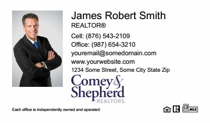 Comey-Shepherd-Realtors-Business-Card-Compact-With-Medium-Photo-T2-TH10W-P1-L1-D1-White