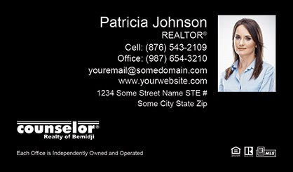 Counselor-Realty-Business-Card-Core-With-Small-Photo-TH55-P2-L3-D3-Black