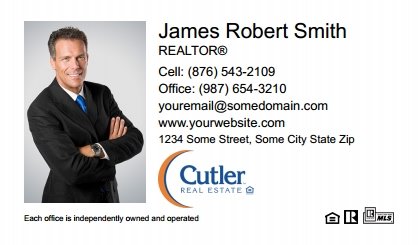 Cutler Real Estate Business Card Labels CRE-BCL-001
