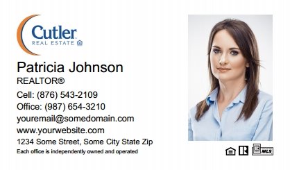 Cutler Real Estate Business Card Labels CRE-BCL-002