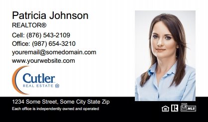 Cutler Real Estate Business Card Labels CRE-BCL-007