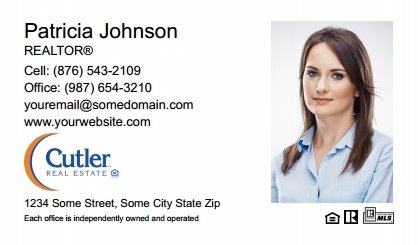 Cutler Real Estate Business Card Labels CRE-BCL-008