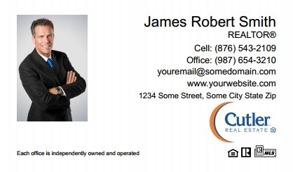Cutler Real Estate Business Cards CRE-BC-009