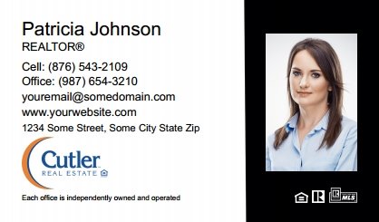 Cutler-Real-Estate-Business-Card-Compact-With-Medium-Photo-T3-TH07BW-P2-L1-D3-Black-White