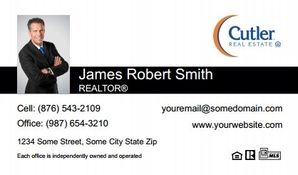 Cutler-Real-Estate-Business-Card-Compact-With-Small-Photo-T3-TH16BW-P1-L1-D1-Black-White