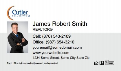 Cutler-Real-Estate-Business-Card-Compact-With-Small-Photo-T3-TH19BW-P1-L1-D1-White-Others
