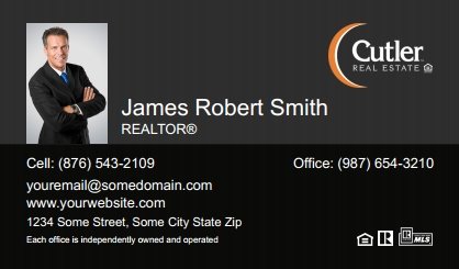 Cutler-Real-Estate-Business-Card-Compact-With-Small-Photo-T3-TH20BW-P1-L3-D3-Black