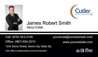 Cutler-Real-Estate-Business-Card-Compact-With-Small-Photo-T3-TH23BW-P1-L1-D3-Black-White