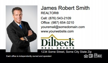 Dilbeck-Realtors-Business-Card-Compact-With-Full-Photo-T2-TH04BW-P1-L1-D3-Black-White-Others