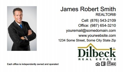 Dilbeck-Realtors-Business-Card-Compact-With-Medium-Photo-T2-TH06W-P1-L1-D1-White