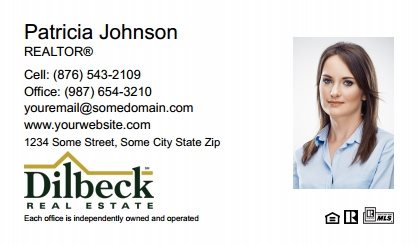 Dilbeck-Realtors-Business-Card-Compact-With-Medium-Photo-T2-TH07W-P2-L1-D1-White