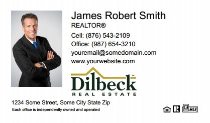 Dilbeck-Realtors-Business-Card-Compact-With-Medium-Photo-T2-TH08W-P1-L1-D1-White