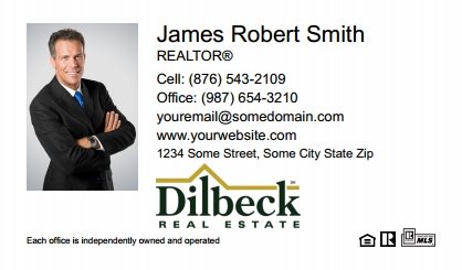 Dilbeck-Realtors-Business-Card-Compact-With-Medium-Photo-T2-TH10W-P1-L1-D1-White