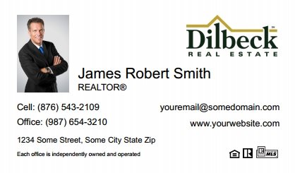 Dilbeck-Realtors-Business-Card-Compact-With-Small-Photo-T2-TH16W-P1-L1-D1-White
