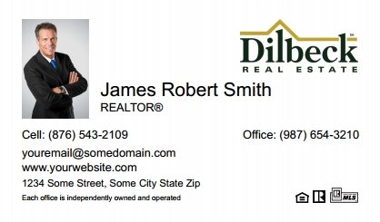 Dilbeck-Realtors-Business-Card-Compact-With-Small-Photo-T2-TH20W-P1-L1-D1-White