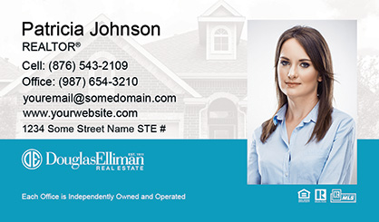 Douglas-Elliman-Business-Card-Core-With-Full-Photo-TH68-P2-L3-D3-Blue-White-Others