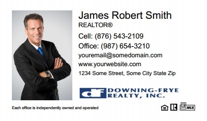 Downing Frye Realty Business Cards DFRI-BC-001