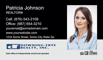 Downing Frye Realty Business Cards DFRI-BC-003