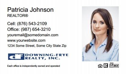 Downing Frye Realty Business Cards DFRI-BC-004