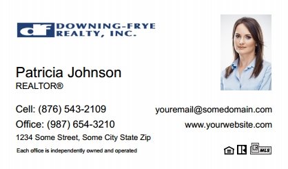 Downing-Frye-Realty-Business-Card-Compact-With-Small-Photo-T6-TH24W-P2-L1-D1-White