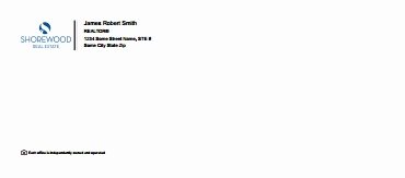 Shorewood Realtors Envelopes SRE-EN-002