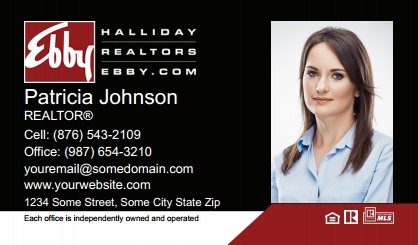 Ebby Halliday Business Card Labels EHR-BCL-005