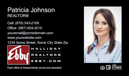 Ebby Halliday Business Card Labels EHR-BCL-007