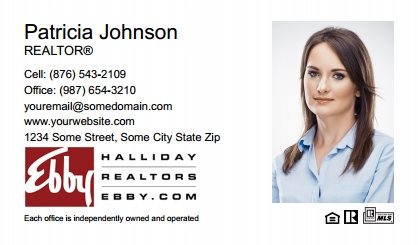 Ebby Halliday Business Card Labels EHR-BCL-009