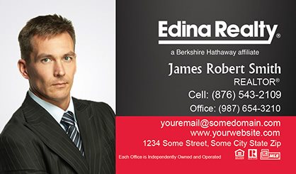 Edina-Realty-Business-Card-Compact-With-Full-Photo-TH18-P1-L3-D3-Black-Red